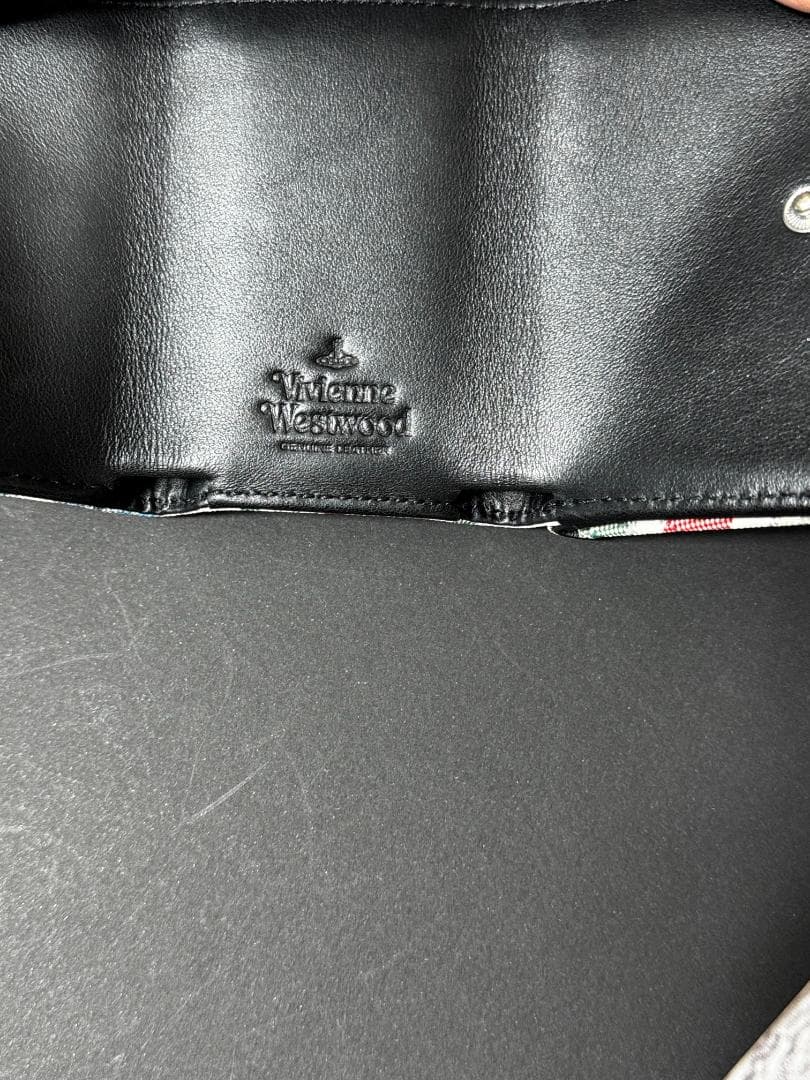 良品　ヴィヴィアンウエストウッド　三つ折り財布　ｗ8325-1001-③