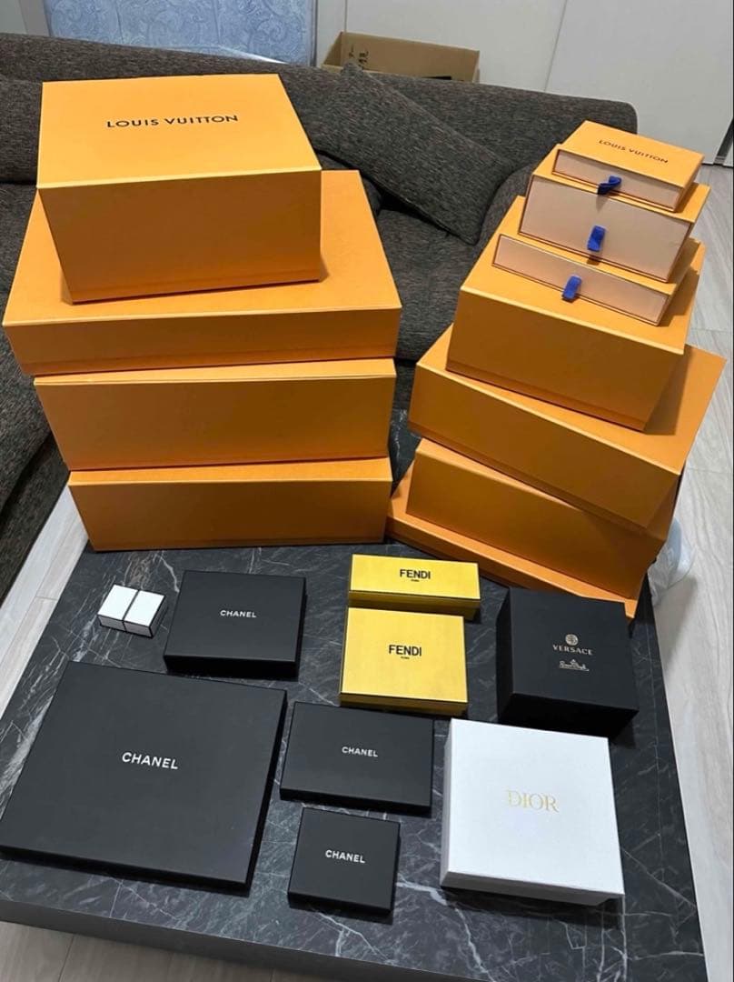 【43個まとめ売り】ブランド空箱　紙袋　保存袋