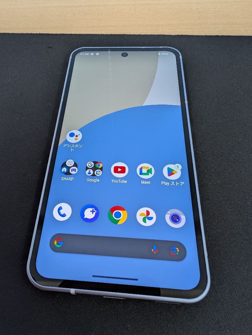 未使用に近い AQUOS sense9 128GB ブルー SIMフリー