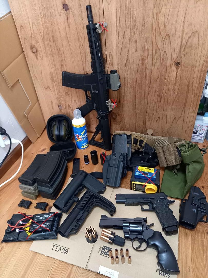 【サバゲー引退】装備品詰め合わせ(定価の半額以下)