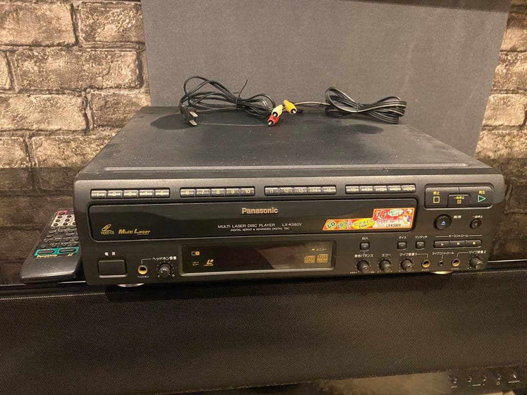 Panasonic　 マルチレーザーディスクプレーヤーLX-K580V
