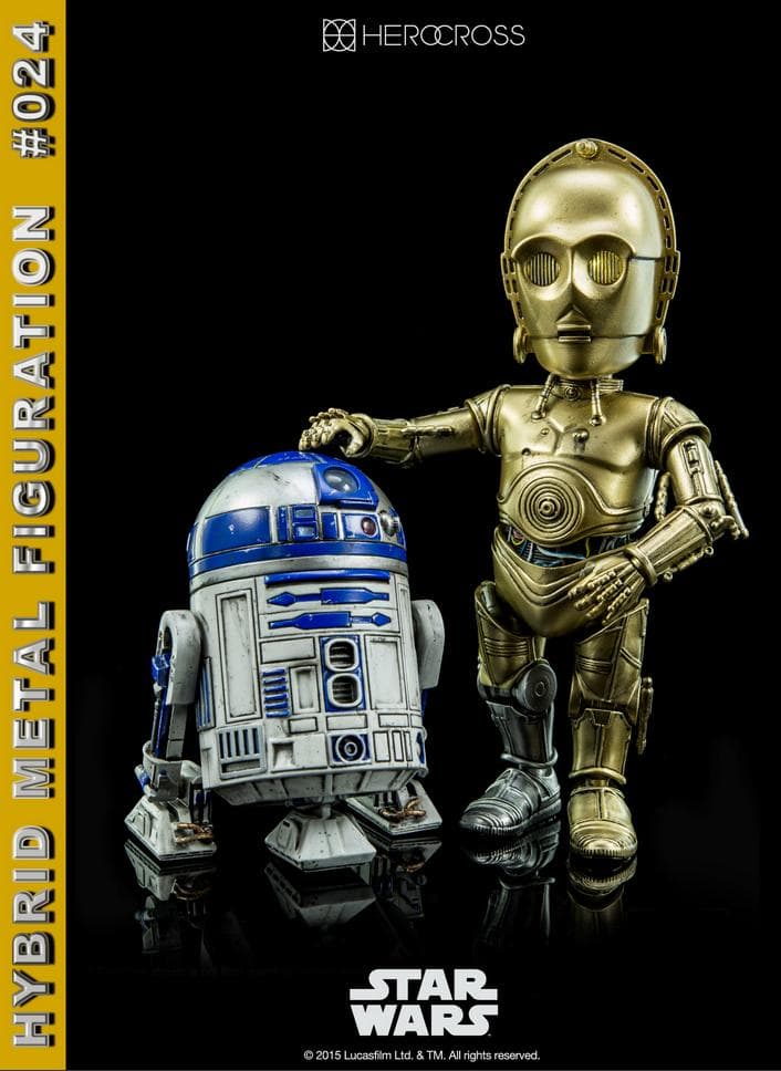 【HEROCROSS】スターウォーズ R2-D2 ＆ C-3PO HMF#024