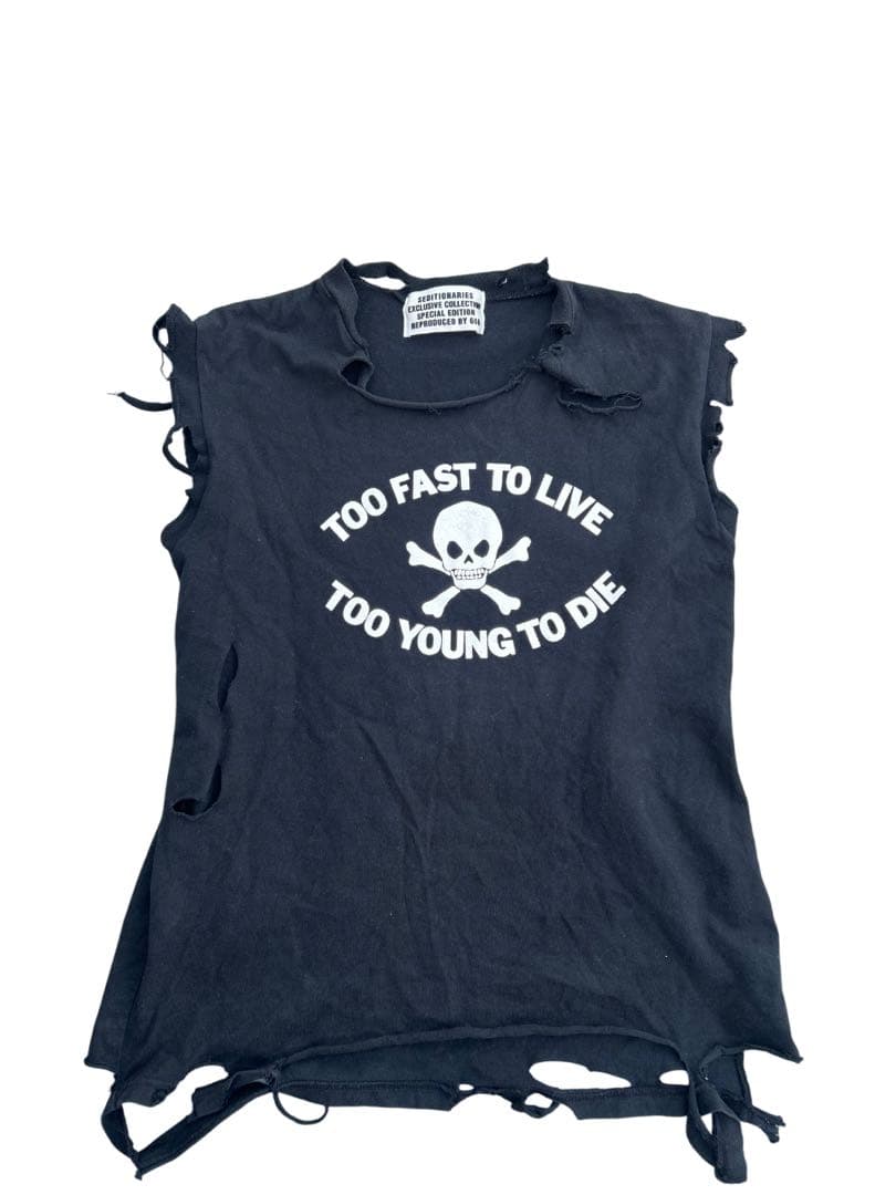 SEDITIONARIES 666 スカルプリント タンクトップ