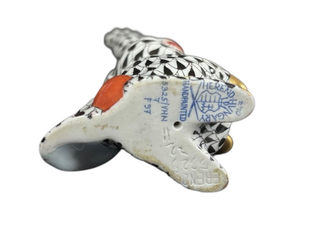 HEREND ヘレンド うさぎ フィギュリン ハンガリー製ハンドペイント磁器人形