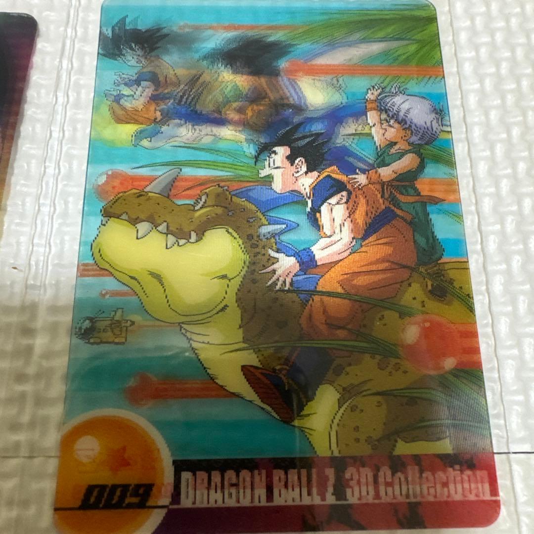 【レア美品】ドラゴンボールZ 森永　ウエハース　3Dコレクション 7枚セット
