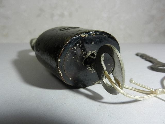 古い希少な鉄道?錠前その２（ボディーに「ＭＯＬＡ」の刻印）