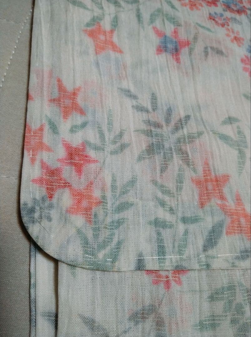 小千谷ちぢみ　花柄