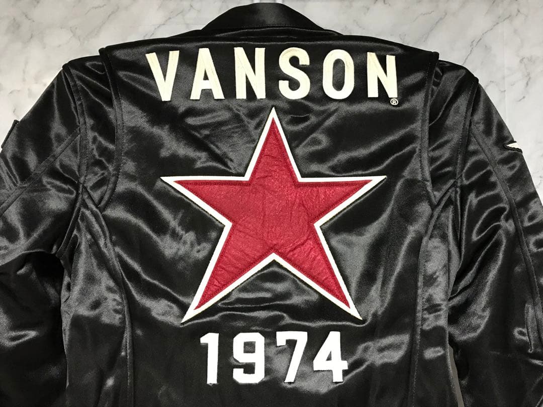 【ほぼ未使用】VANSON ライダース復刻モデル NVSZ-2215