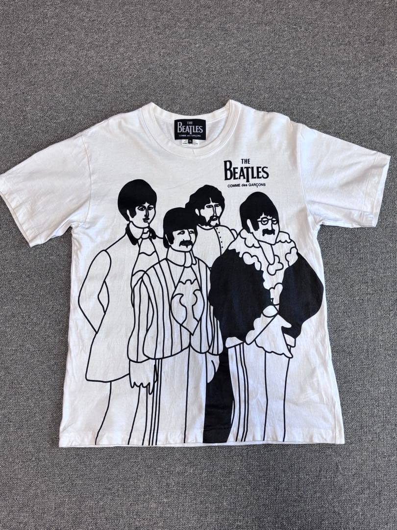 桑田佳祐着用同型｜コムデギャルソン×ビートルズ Tシャツ XL 白