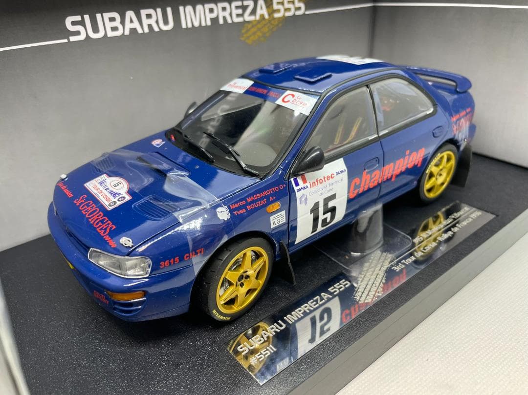 205-106 サンスター 1/18 スバル インプレッサ 555 #15