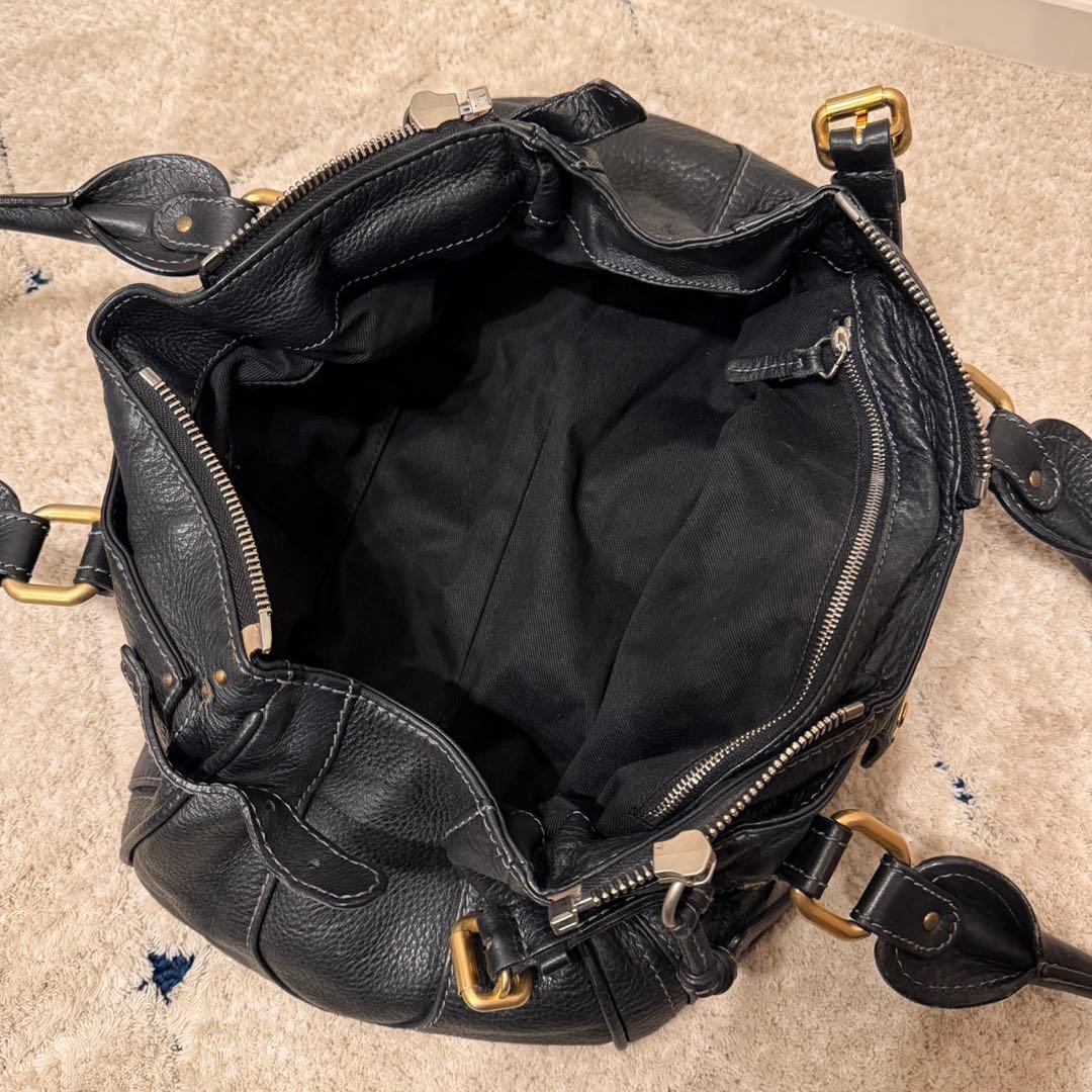 【廃盤・美品】Chloé　クロエ　パディントン　ミィディアム　ブラック　黒　人気