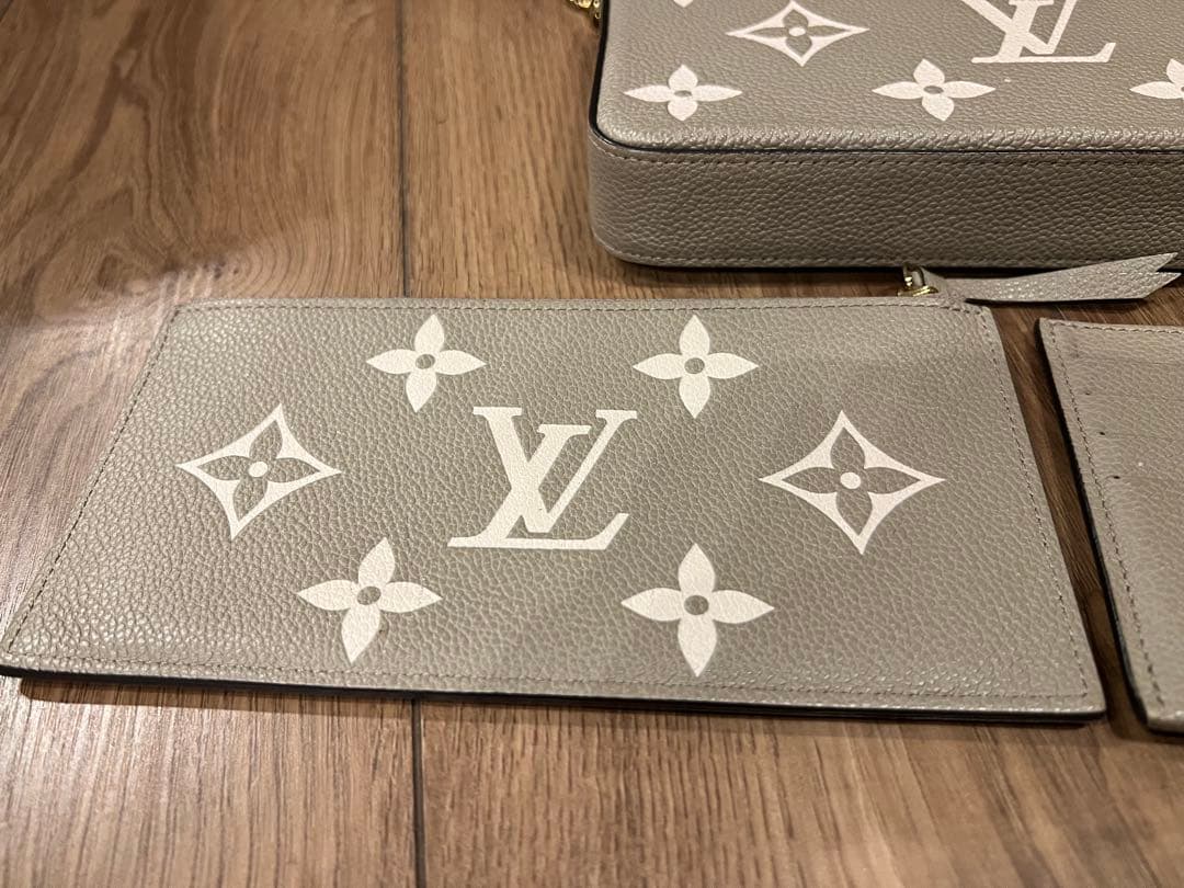 Louis Vuitton グレー モノグラム ショルダーバッグ