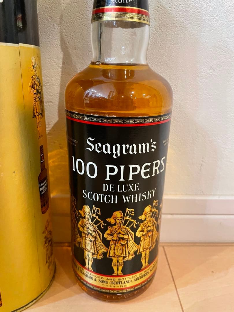 【未開封】特級 シーグラムハンドレッド パイパーズ ウイスキー750ml