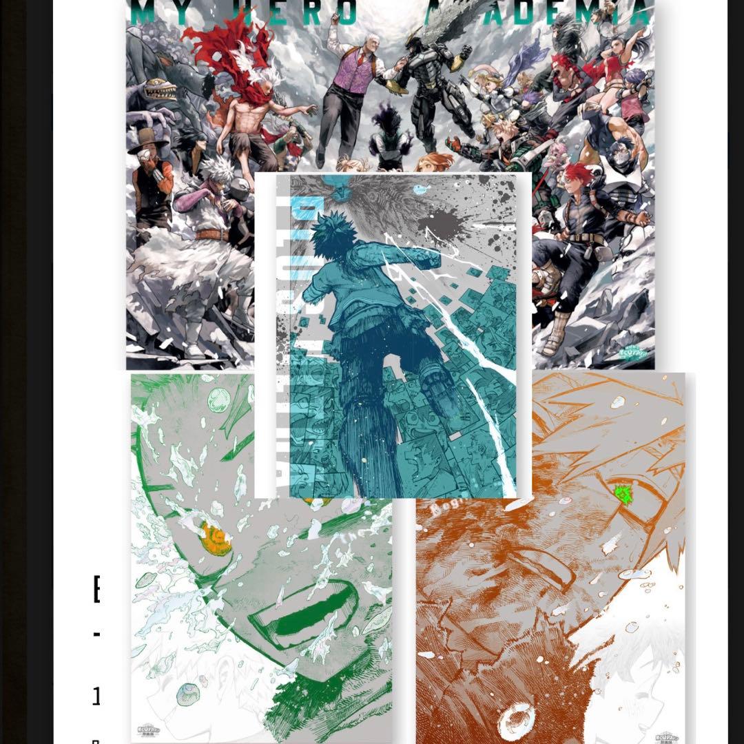 ヒロアカ原画展 ポスター