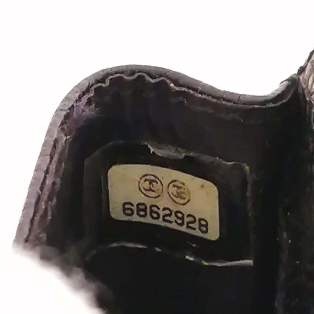 M　CHANEL ココマーク　キャビアスキン　シガレットケース