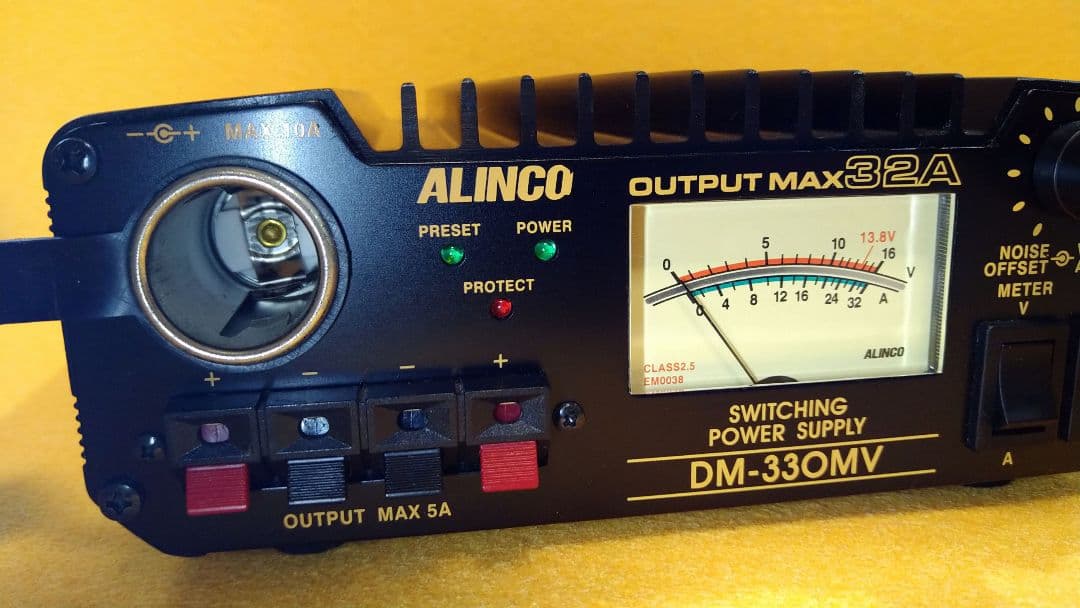 6/1(日)迄限定価格ALINCO★DM-330MV直流安定化電源スイッチング式