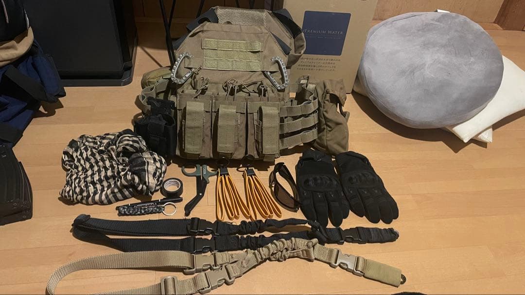 プレキャリと装備一式