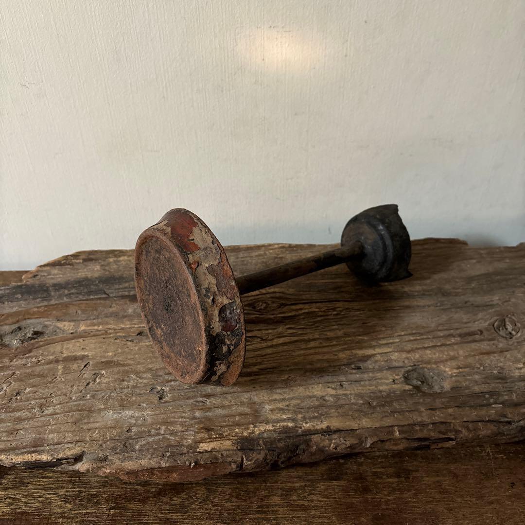 古い燭台　キャンドルスタンド.燈火器.李朝.古美術.古民具.韓国.古道具.骨董