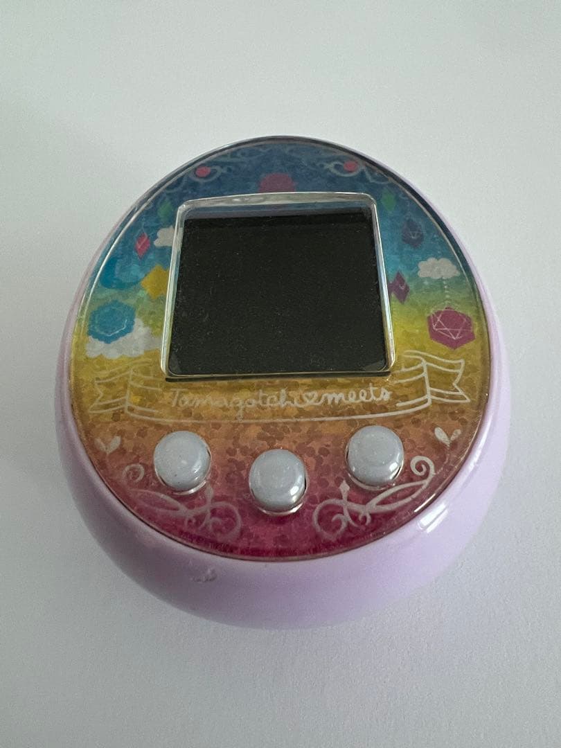 値下げ！美品！画面保護フィルム有　たまごっちみーつ　ファンタジー　パープル