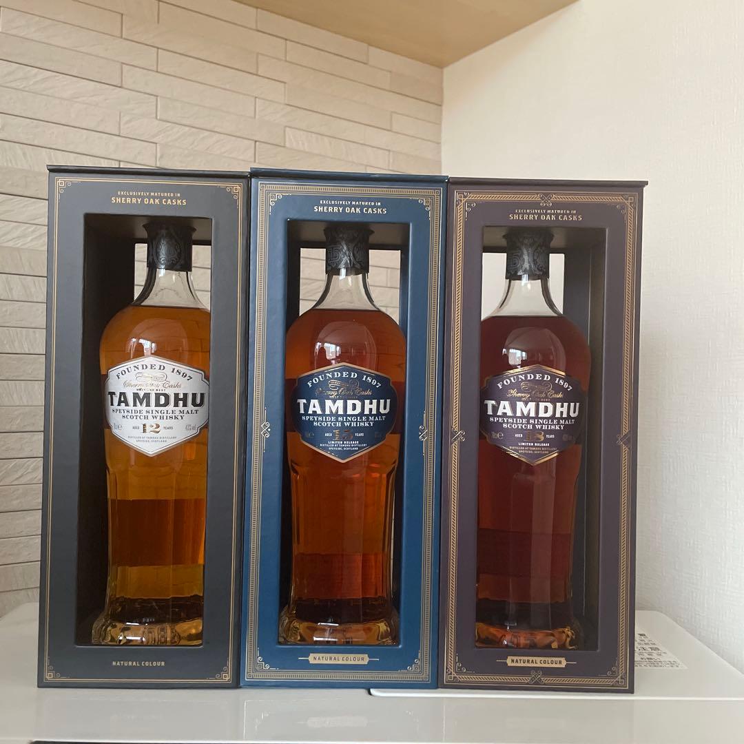 タムデュー　12年　15年　18年　ウイスキー　スコッチ　限定　3本まとめ売り