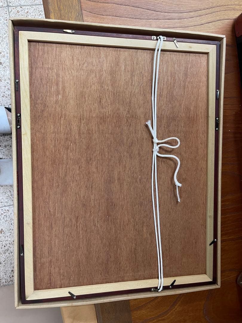 クリストンカーフ　祇園　木版画 サイン付き