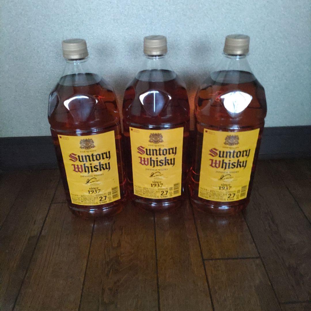 角ウイスキー 2.7L 3本セット