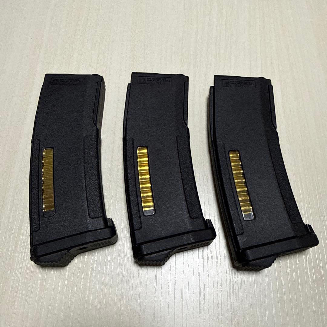 PTS EPM 次世代電動ガン 30/120 マガジン マグプル PMAG 3本