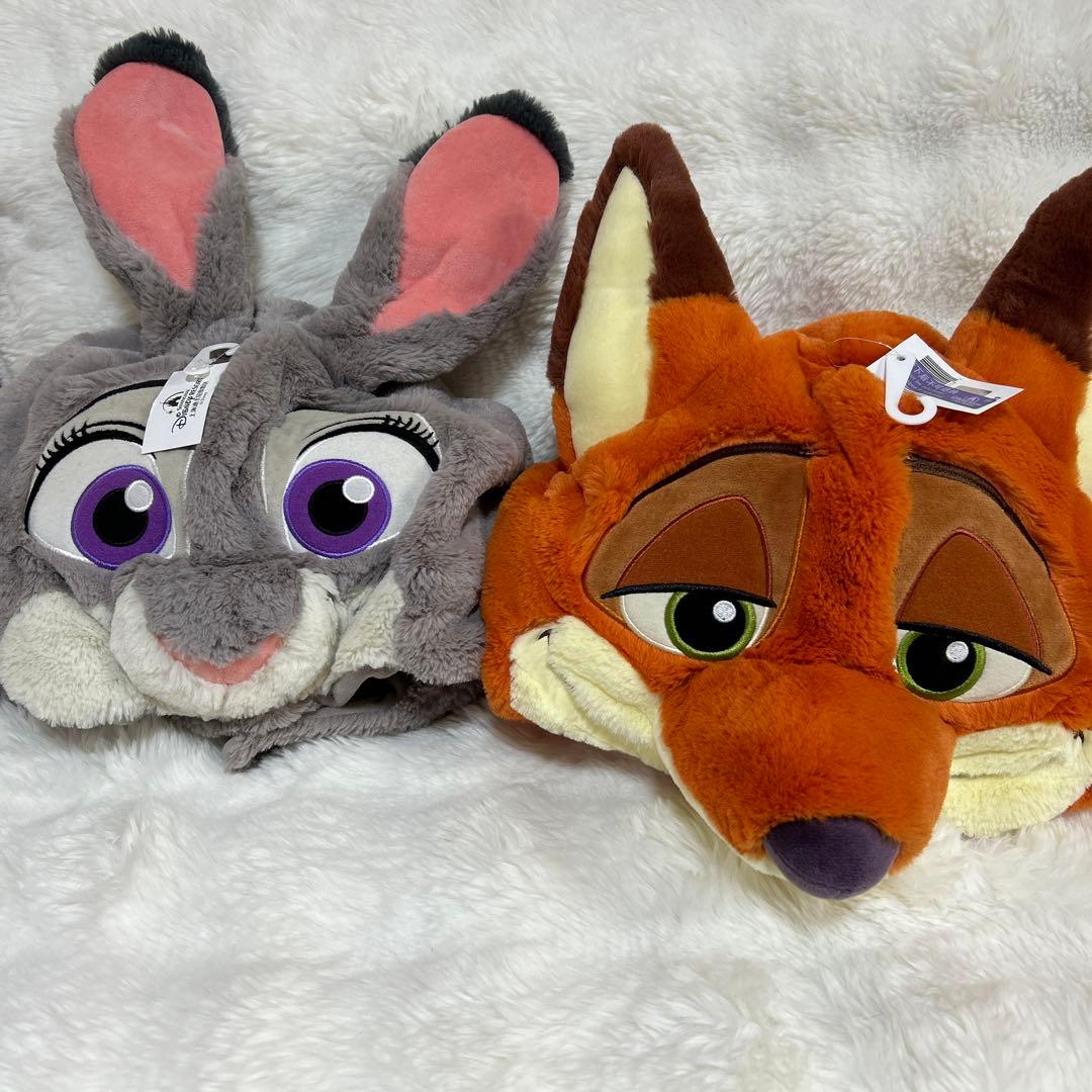 上海ディズニー　ズートピア　ニック　ファンキャップ　帽子　新品タグ付き