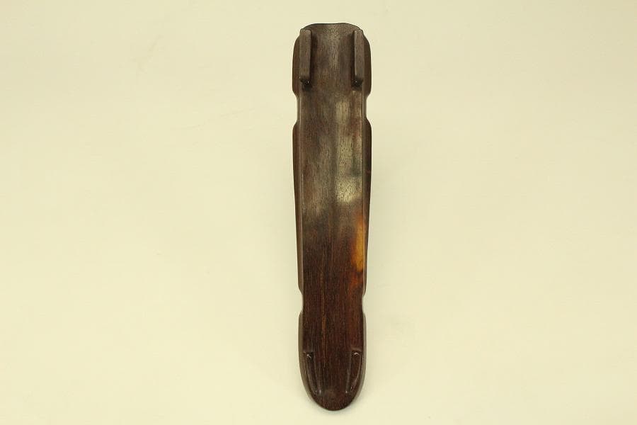 唐木 紫檀 琴形 置物 文房四宝(HA531)