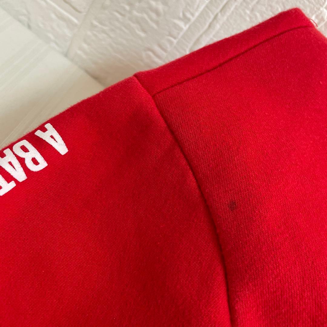 激レア アベイシングエイプ Champion コラボ パーカー 赤 M