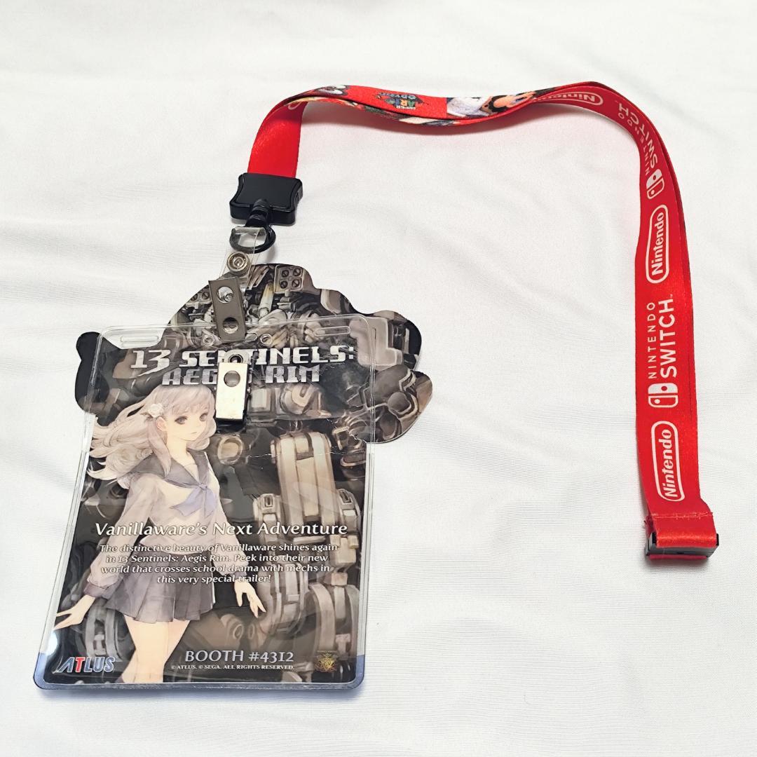 【E3グッズ】海外ゲームイベント｜※折り目あり｜マリオ×十三機兵防衛圏×龍が如く