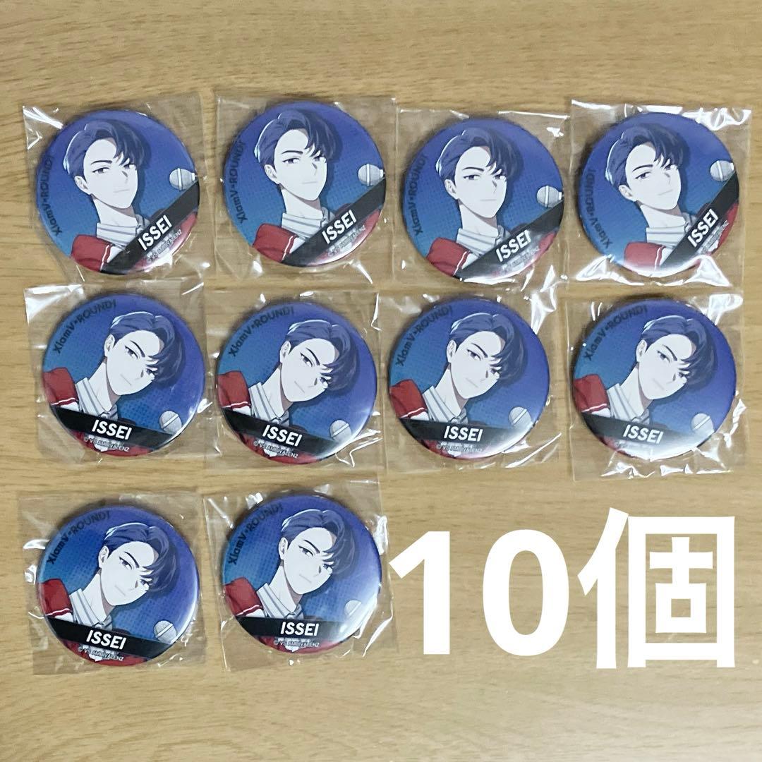 ビバレン XlamV ラウンドワン ラウワン コラボ 缶バッジ イッセイ