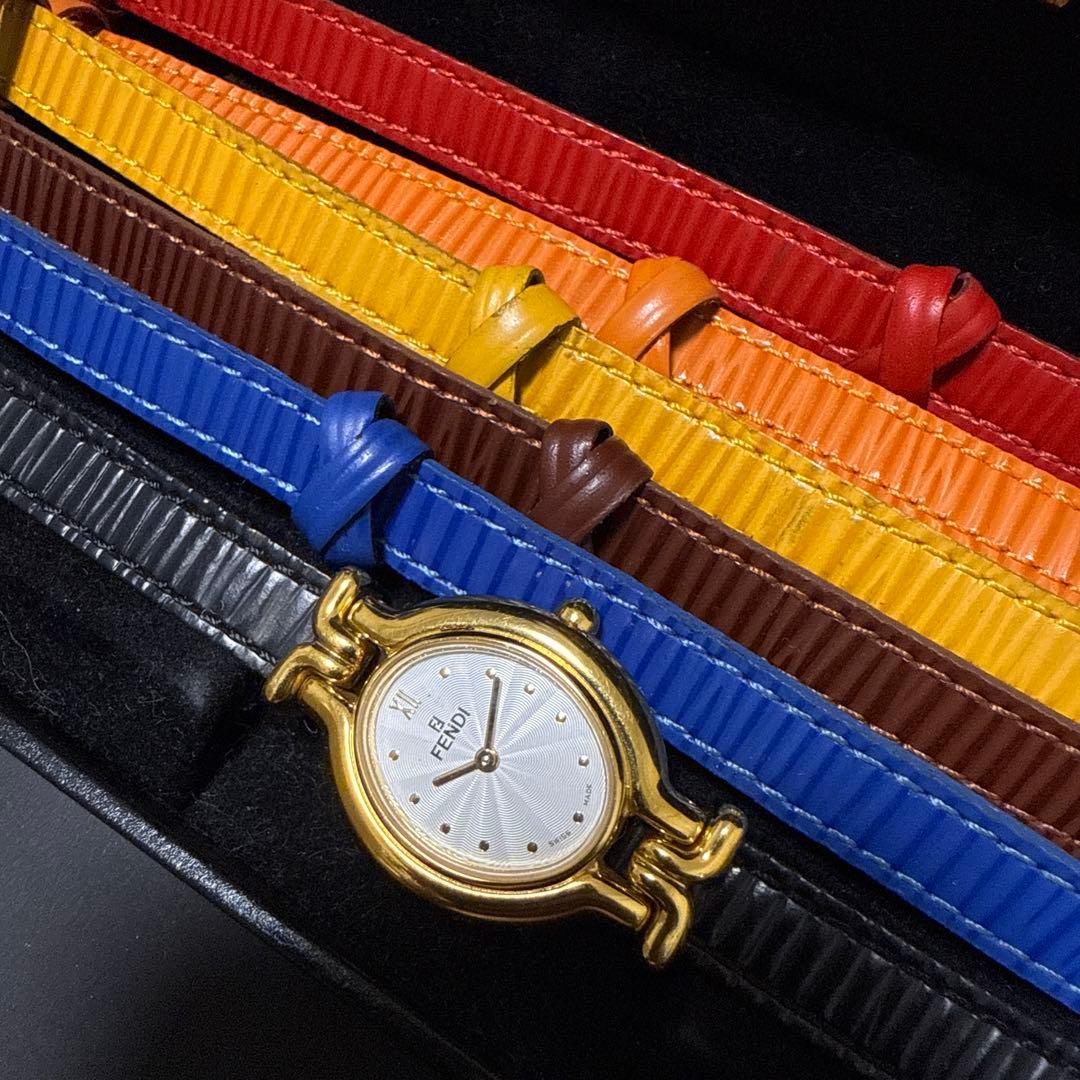 FENDI 640L チェンジベルト カメレオン 6本セット