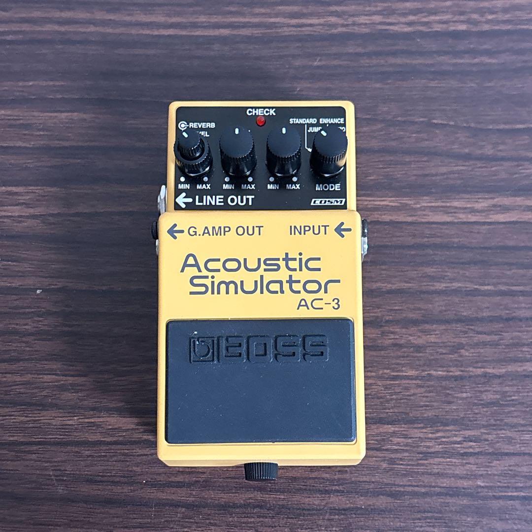 BOSS acoustic simulator エフェクター　AC-3