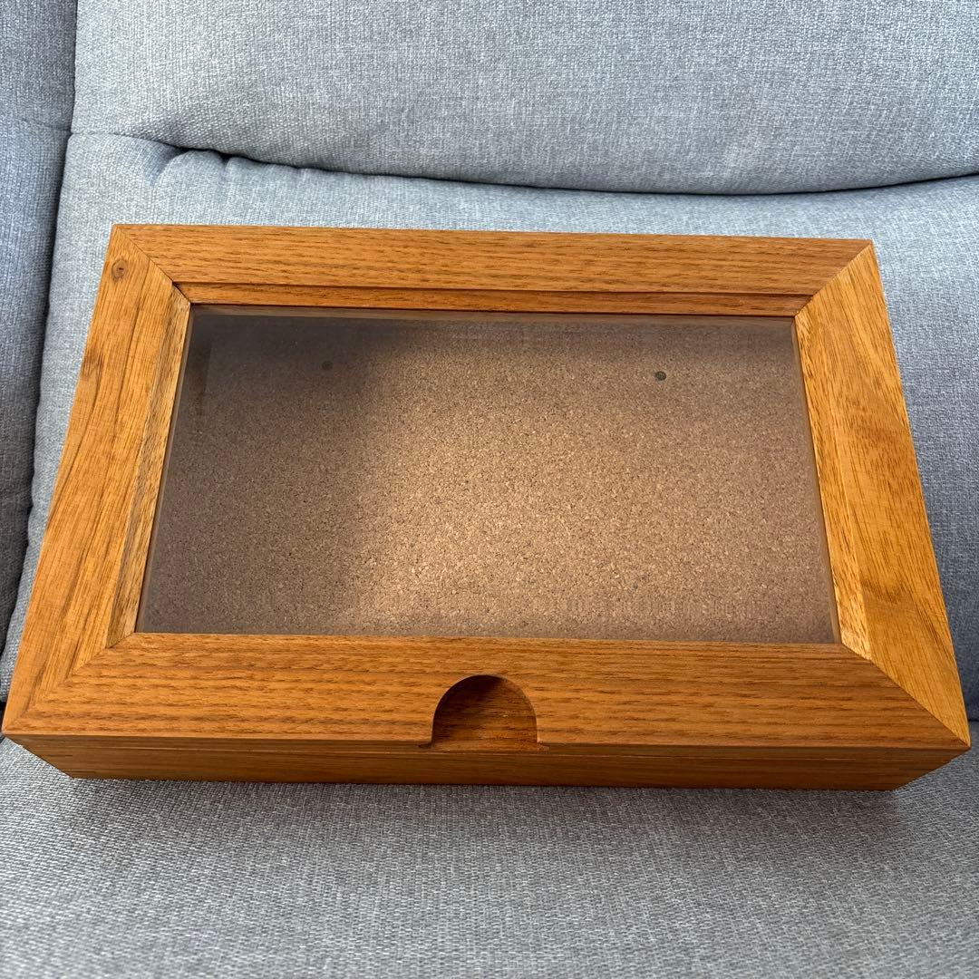 オークヴィレッジ ルアーケース コレクションボックス 標本ケース 木製