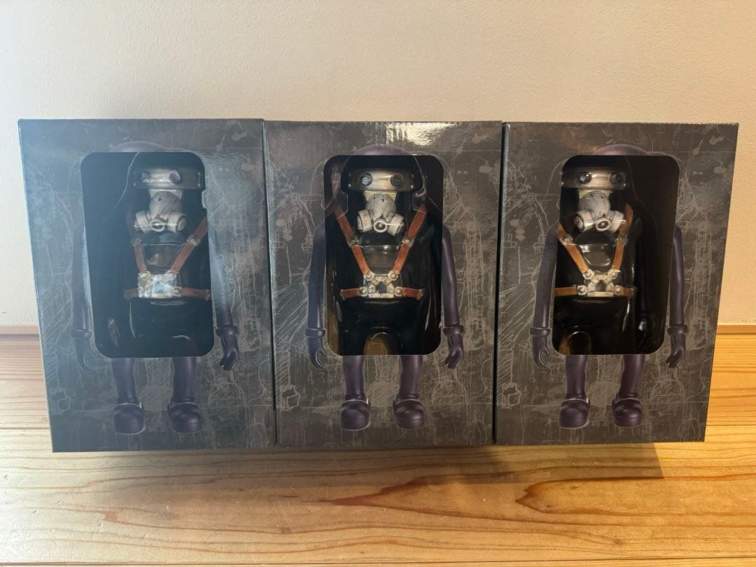 3体セット　JUNK HEAD 1/1 「3バカ」 ソフビフィギュア