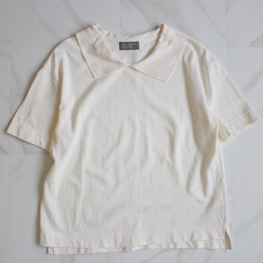 【24SS】MARGARET HOWELL ピケコットンポロシャツ Mサイズ