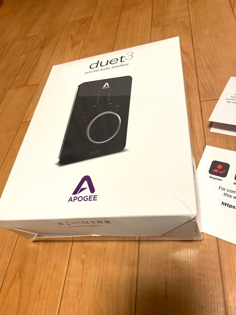 DTM・DAW Apogee duet3