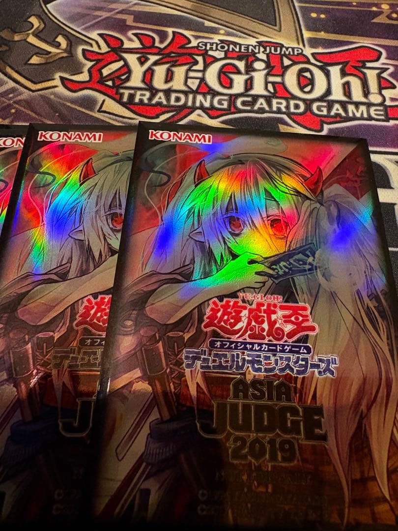 遊戯王 スリーブ ASIA JUDGE 2019 幽鬼うさぎ 開封品 70枚