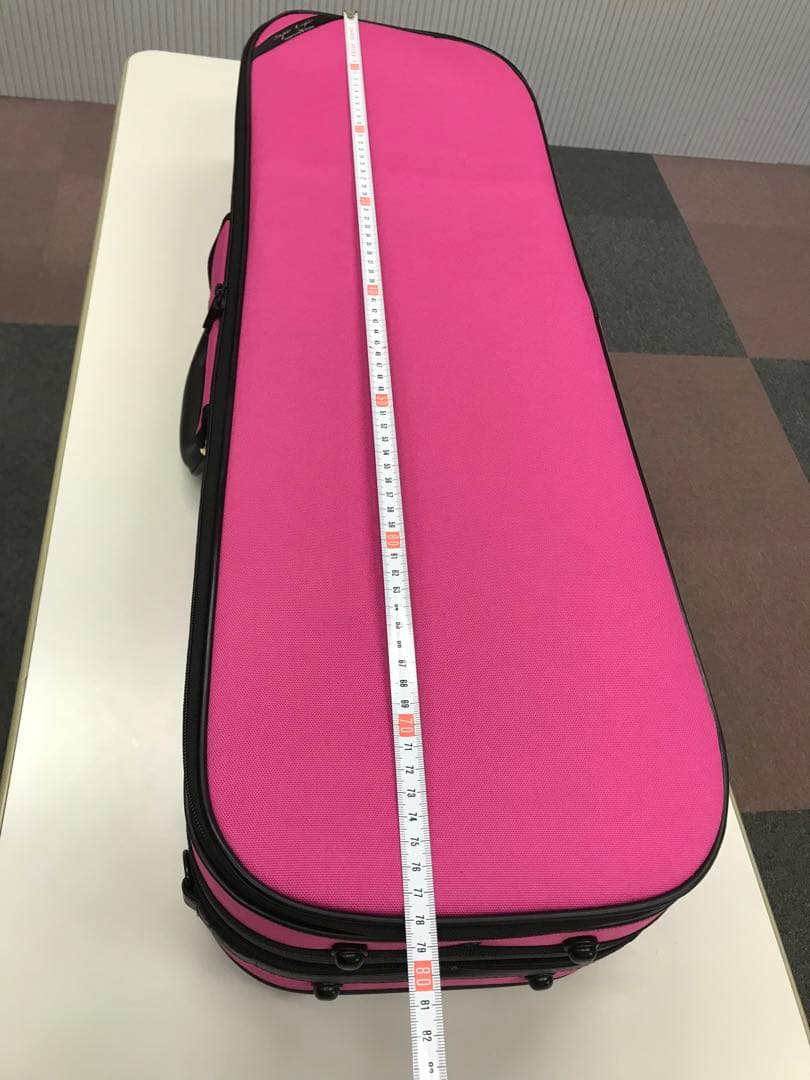 スーパーライト　バイオリンケース　ピンク