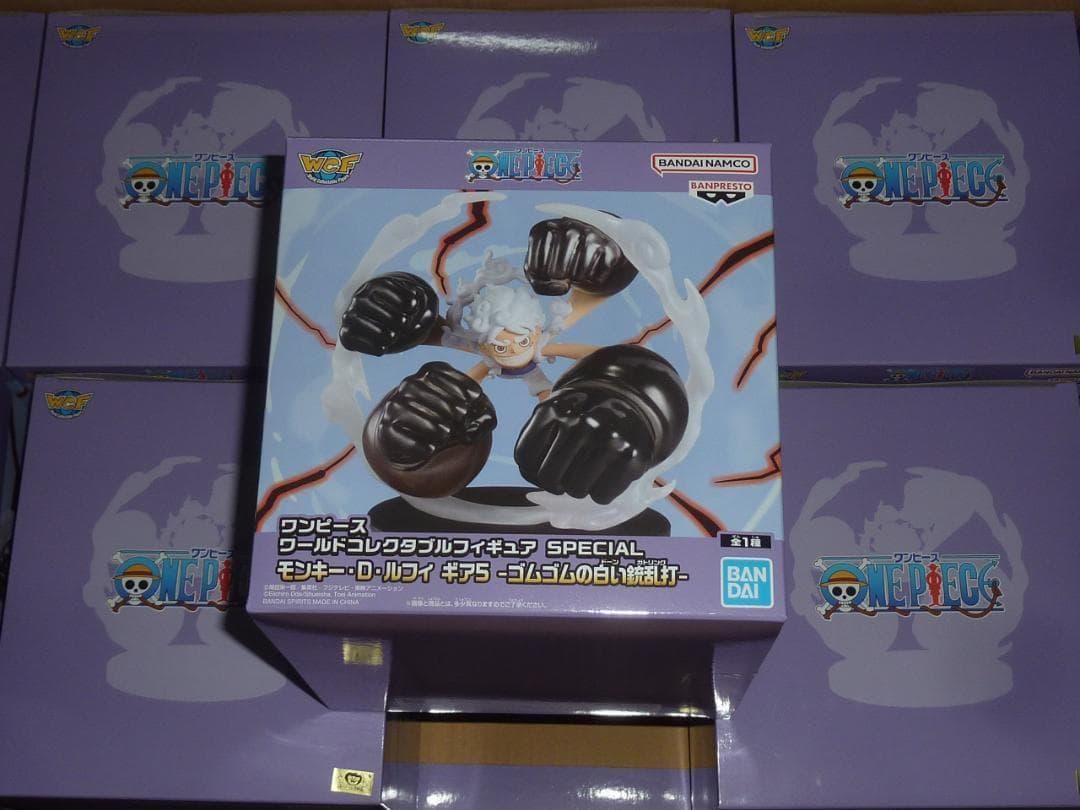 送料込　10個セット　モンキー・Ｄ・ルフィ ギア５　ゴムゴムの白い銃乱打