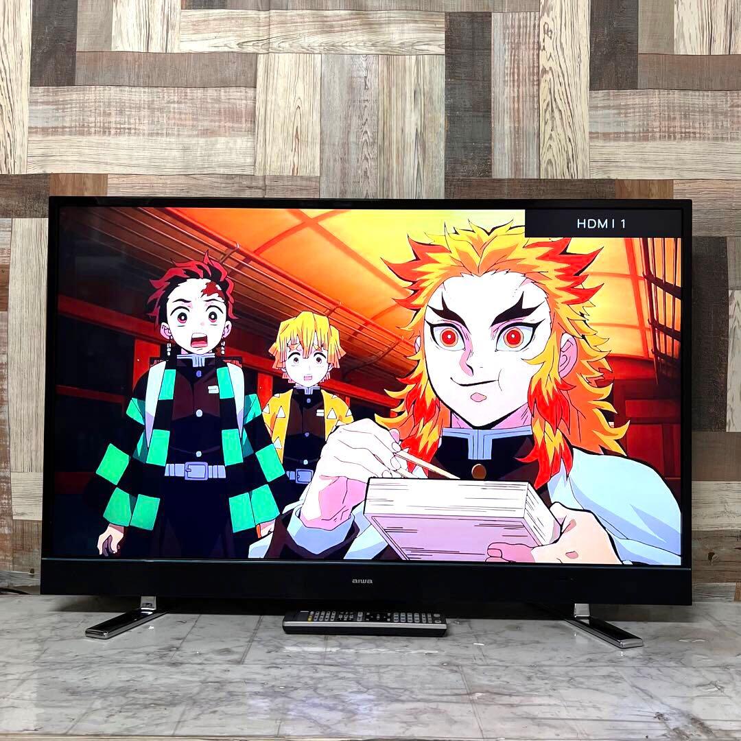 即日受渡割❣️全国送料込アイワ液晶テレビ43型 /4K対応Wチューナーで裏番組対応