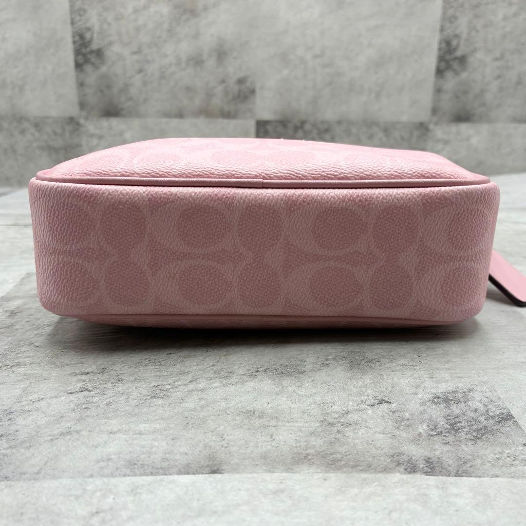 ✨極美品✨コーチ　ジェイミー　カメラバッグ 2way レザー　ファスナー　ピンク