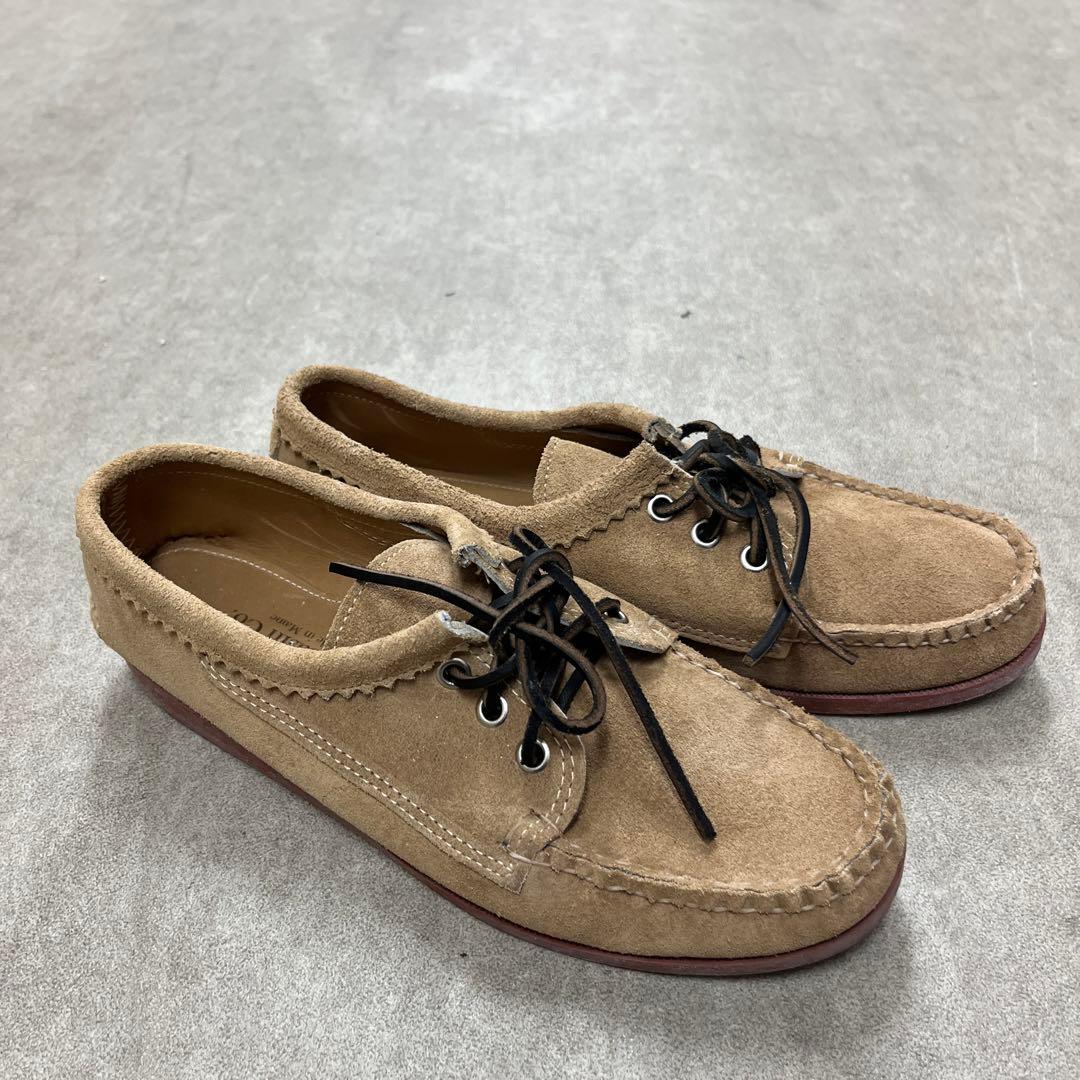 クオディトレイルモカシン　ベージュ スエード モカシン 新品未使用