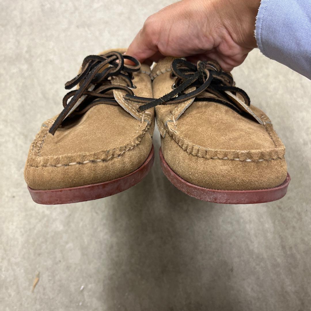 クオディトレイルモカシン　ベージュ スエード モカシン 新品未使用