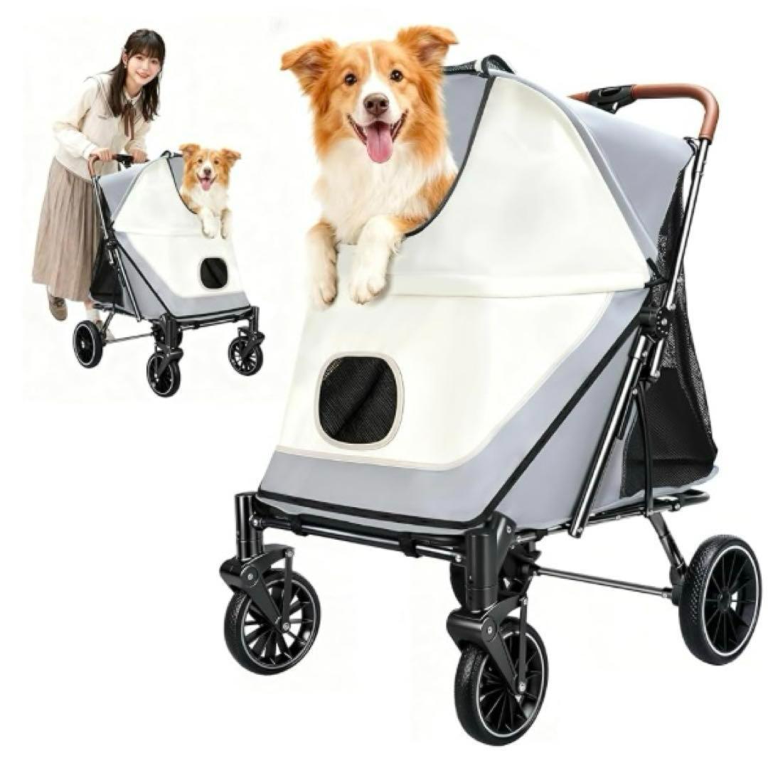 新品　ペットカート 大型犬用カート大容量 ワンタッチで簡単折りたたみ