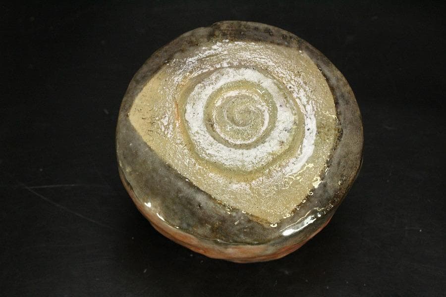 茶道具 桂窯 赤楽茶碗 共箱 未使用(ZE666)