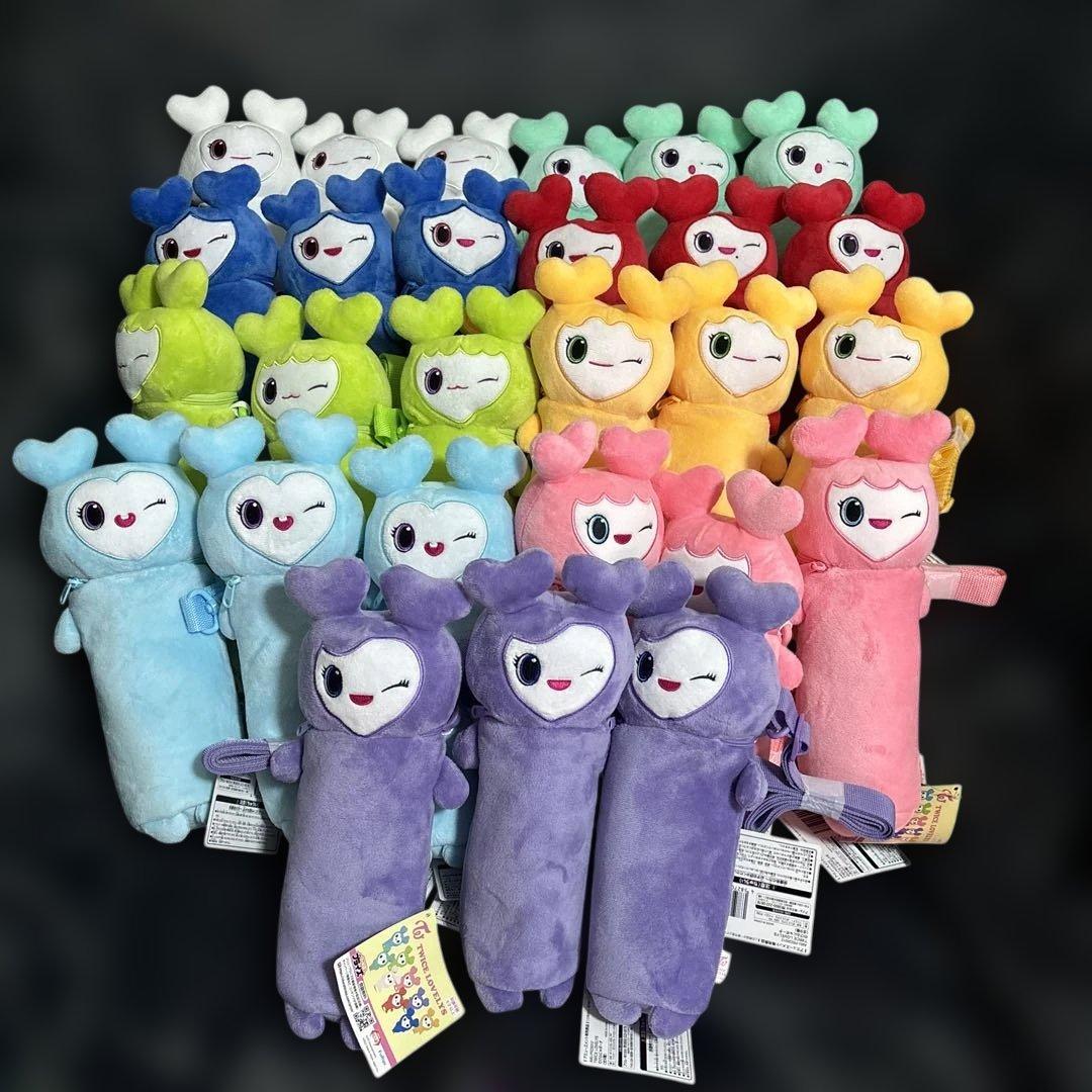 GiGO限定TWICE のびふにゃポーチ 全9種コンプリート×3 (27個)