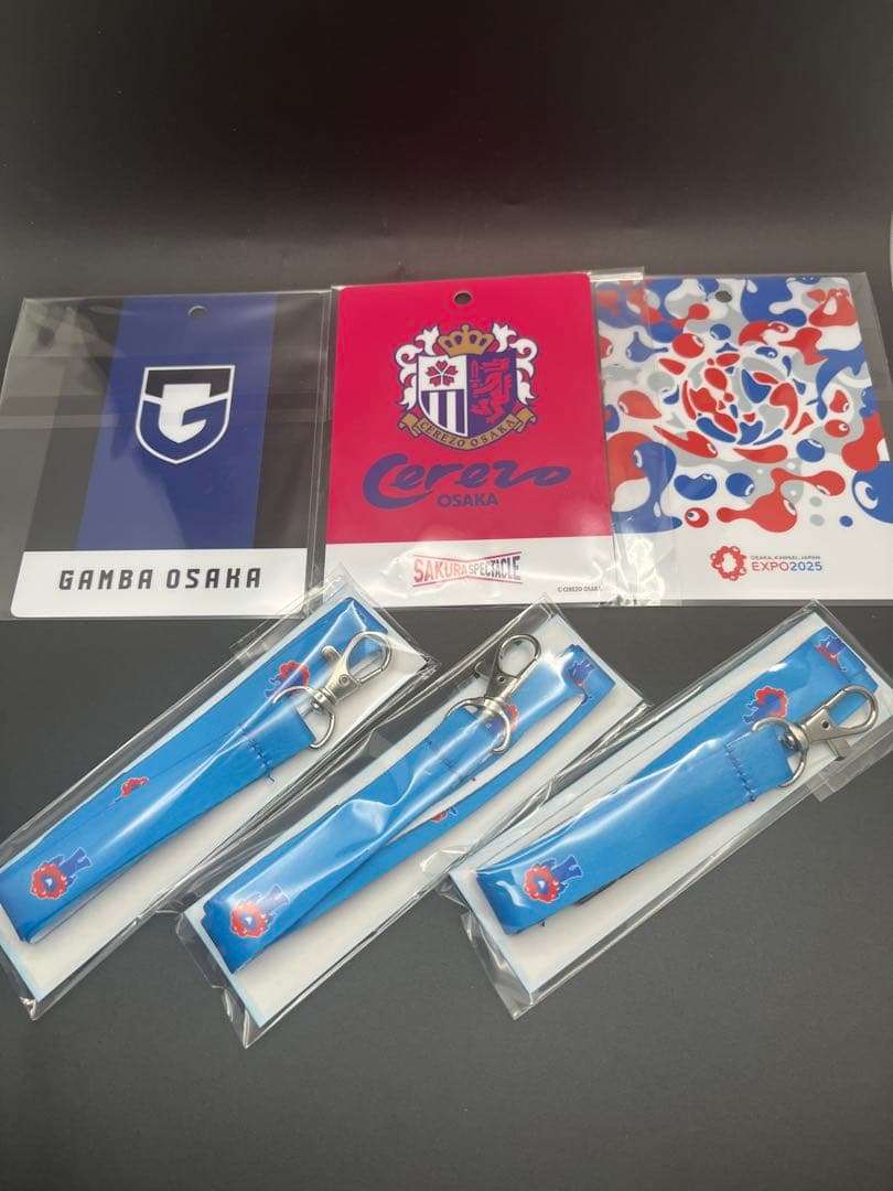 大阪.関西万博EXPO2025 ガンバ大阪、セレッソ大阪・ミャクミャクストラップ