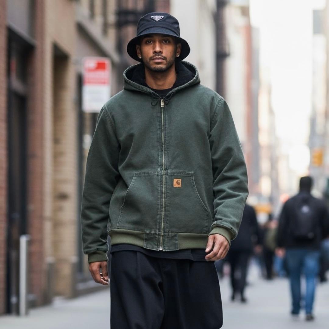 【c7】Carhartt J25 MOS ダックアクティブジャケット フェード